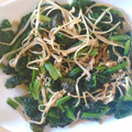 クック9AR69F☆'s cooksnap of when they made ほうれん草とえのきの炒め物.