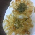 亜久里's cooksnap of when they made 餃子の皮☆マヨソースせんべい.