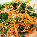ゆずっこあや。's cooksnap of when they made ほうれん草のツナごま和え.