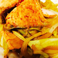 may1001's cooksnap of when they made キャベツ新玉ねぎ使う鮭ちゃんちゃん焼き風.