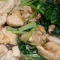 かっちゃんのシェフ's cooksnap of when they made 鶏胸肉と小松菜のさっと炒め.