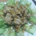 ﾏﾏｼﾏｽﾞ's cooksnap of when they made タレがうまい！雲白肉！豚冷しゃぶ.