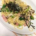 さくらんぼ824's cooksnap of when they made 菜の花の柚子胡椒バターパスタ.
