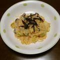 りこまこせいやのパパ's cooksnap of when they made ダイエット！白滝でキムチクリームパスタ風.