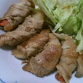 あっさ's cooksnap of when they made 簡単！新玉ねぎの肉巻・甘辛炒め.