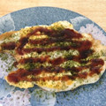 クックWE86ED☆'s cooksnap of when they made 簡単！卵1個でお好み焼き風.