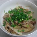 パタリロ８世's cooksnap of when they made ☆超超簡単～♪山芋と豚のサクサク炒め★.