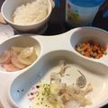 hiyokodon's cooksnap of when they made 離乳食に♪鱈のチーズ乗せ〜もぐもぐ☆.