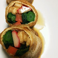 ハチコーン's cooksnap of when they made 油揚げの野菜巻き.