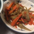 クックW1I6P7☆'s cooksnap of when they made おかずの定番☆きんぴらごぼう.