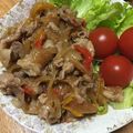 おりょう（＾−＾）'s cooksnap of when they made 簡単♪子供も食べられる豚の生姜焼き.