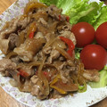 おりょう（＾−＾）'s cooksnap of when they made 簡単♪子供も食べられる豚の生姜焼き.