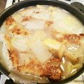 クック4SRKD0☆'s cooksnap of when they made 白菜と餃子と厚揚げの簡単手抜きスープ鍋.