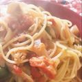 チなつ's cooksnap of when they made 簡単　ツナのトマトソースパスタ.