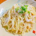 ちえたろう's cooksnap of when they made たっぷり使った明太クリームパスタ.