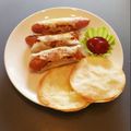 まっだちん's cooksnap of when they made 餃子の皮で✩チーズウィンナー巻.