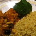 olive11's cooksnap of when they made 大豆入り♪黒オリーブとウインナートマト煮.