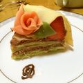 水海月82's cooksnap of when they made 抹茶尽くしのミルクレープ.
