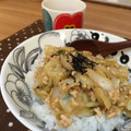 ＊さんたろう＊'s cooksnap of when they made 簡単！ひき肉とキャベツの炒め丼.
