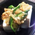 しばーちゃん's cooksnap of when they made 冷やっこ～オクラのなめたけ和え～.