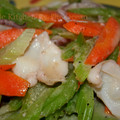 マックの奥さん's cooksnap of when they made イカとセロリの炒めもの.