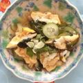 youich's cooksnap of when they made 卵inで優しい酢物☆ワカメと胡瓜の酢の物.