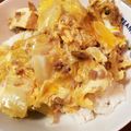 lala35's cooksnap of when they made 白菜とミンチ豆腐の卵とじ丼☆.