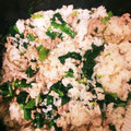 ロンロン草原's cooksnap of when they made ほうれん草とそぼろの炊き込みご飯.