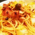 z_porch's cooksnap of when they made イケ麺笑＊しめじとキャベツのスパゲティ.