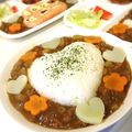 ぽむぽむ★'s cooksnap of when they made 愛情たっぷりハートごはんのカレー.