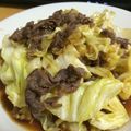 クックGRVE9J☆'s cooksnap of when they made 春キャベツと牛肉の炒め物.