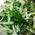 ろっきゅん's cooksnap of when they made 漬物風レタスと水菜と大根の昆布茶サラダ.