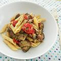 maruumar's cooksnap of when they made サバ缶で！なすとトマトのイタリアンパスタ.