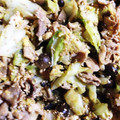 ゆきネー's cooksnap of when they made 豚とキャベツと長ネギのすき焼き風炒め物.
