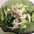ひなちゃん2号's cooksnap of when they made 簡単副菜✿胡瓜と鶏胸肉の塩レモン和え✿.