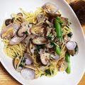 KSKGC's cooksnap of when they made アスパラとあさりの和風パスタ.