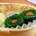 1630412's cooksnap of when they made ほうれん草の海苔巻き～.