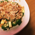 しょこらぴ's cooksnap of when they made オクラと長芋のおかか和え.