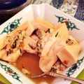 波平温泉's cooksnap of when they made ♡鶏つくね入り高野豆腐の煮物♡.