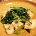 miumiuymym's cooksnap of when they made 鶏ササミと小松菜の香味炒め.