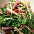 ポポロ0993's cooksnap of when they made ただ混ぜるだけ！水菜のお漬物！.