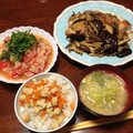 だちょこです。's cooksnap of when they made 鶏の照り焼き　焼き野菜添え.