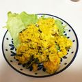 しま1212's cooksnap of when they made かぼちゃとクリームチーズのサラダ.