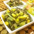 イベ長's cooksnap of when they made 大根菜とひじきのオイスターソース炒め.
