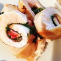 PinkyStar8's cooksnap of when they made お弁当にオススメ、めんたいササミロール.