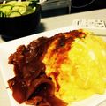 terrorin's cooksnap of when they made カフェ風♪オムライスのハヤシソース.