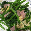 カンパーニュ♥'s cooksnap of when they made 【菜の花】ふわっと卵と菜の花の簡単炒め.