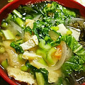 ユーロン's cooksnap of when they made かぶと油揚げの味噌汁.