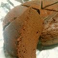 ツヅコ's cooksnap of when they made 炊飯器で濃厚チョコのザッハトルテ☆.