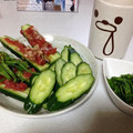 夏目隕石's cooksnap of when they made 簡単☆きゅうり梅たたき.